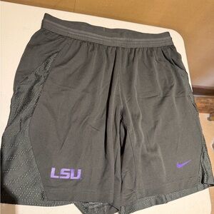 Nike Men's Black Athletic Shorts - LSU